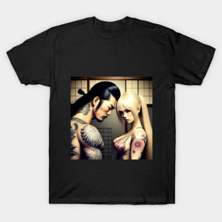 Tattoo Japanese couple T-Shirt